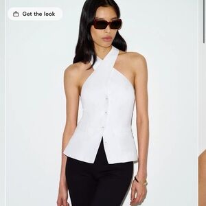 Reformation Tate Linen Top new with tags